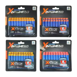 Paquete x warhead con 20 dardos de espuma, variedad de modelos / powe…