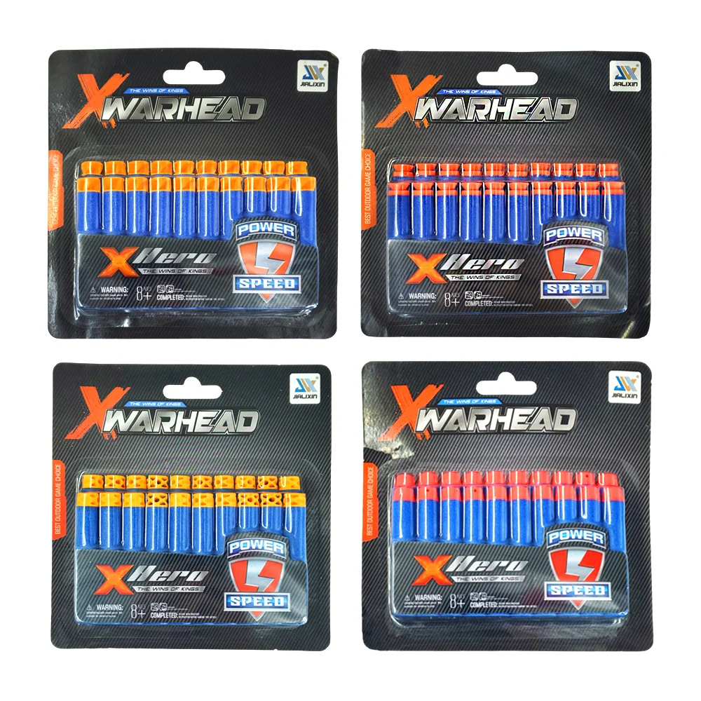 Paquete x warhead con 20 dardos de espuma, variedad de modelos / powe…