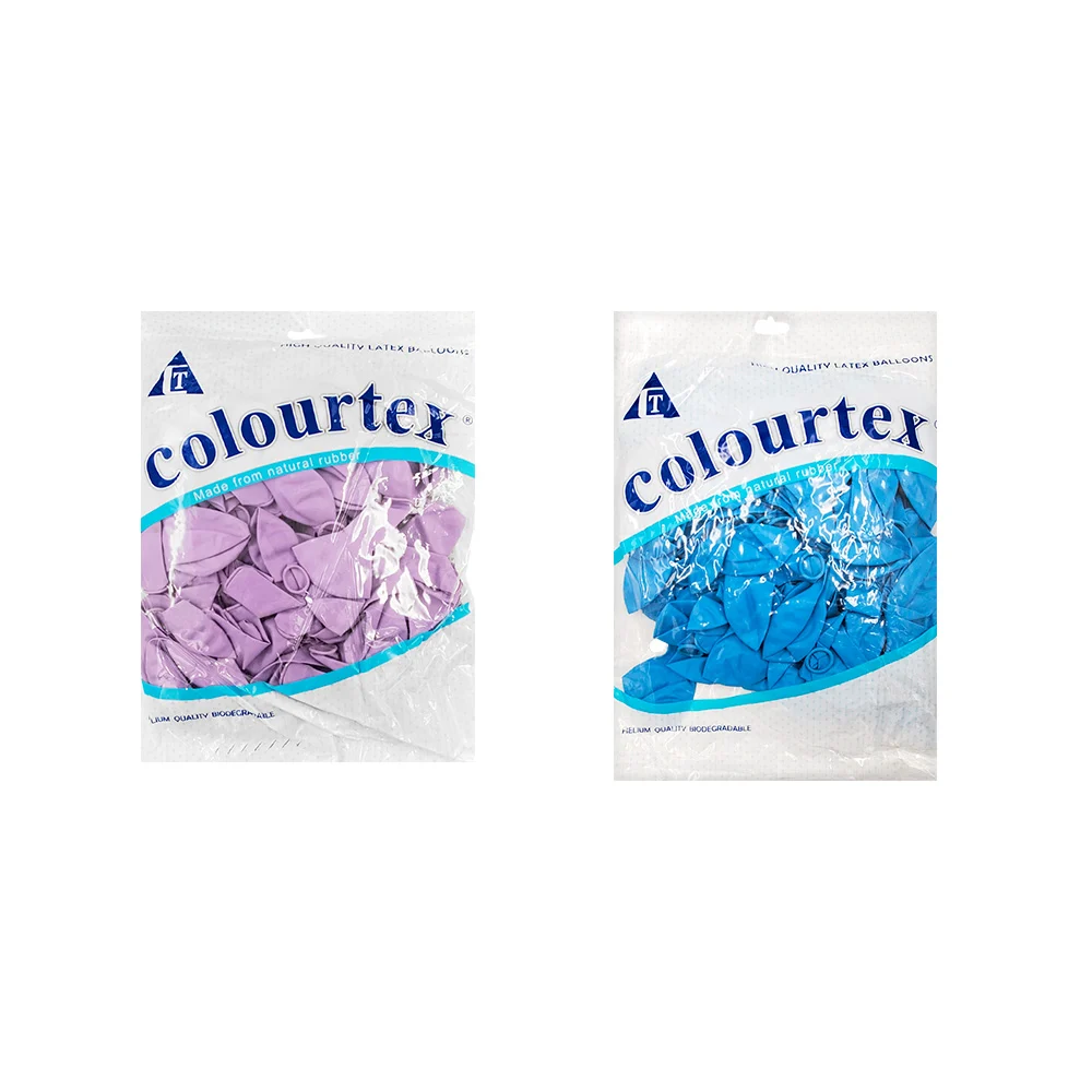Paquete de globos látex, 100pz, en colores pastel, variedad de colore…