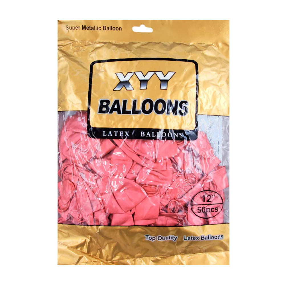 Paquete con 50 globos metálicos de látex 12¨, variedad de colores / y…