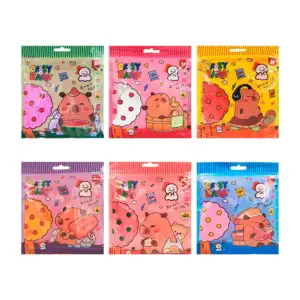 Bolsa con foamy moldeable, estampado de capibara, variedad de colores…