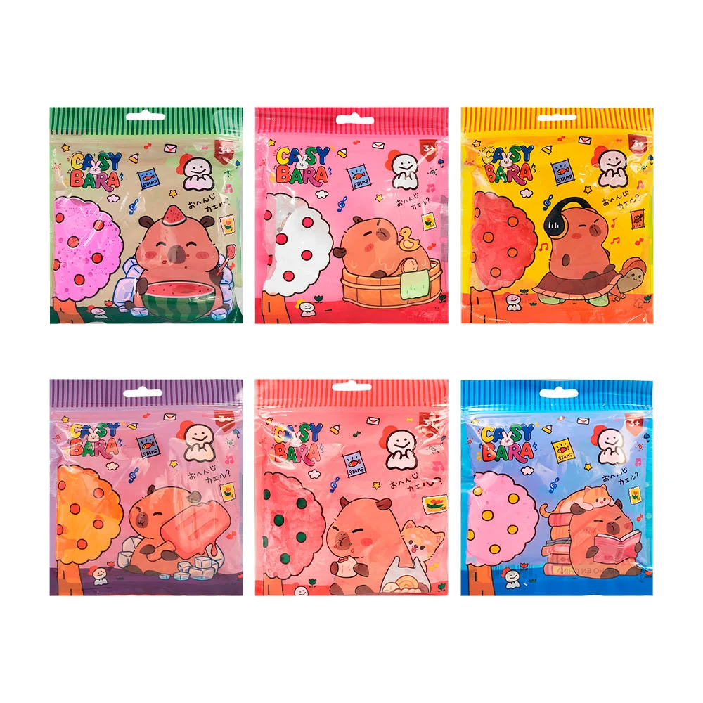 Bolsa con foamy moldeable, estampado de capibara, variedad de colores…