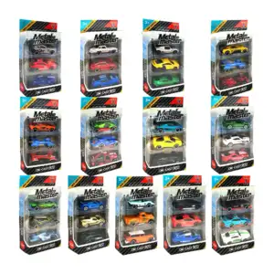 Paquete con 3 carritos metálicos, variedad de modelos / metal master …