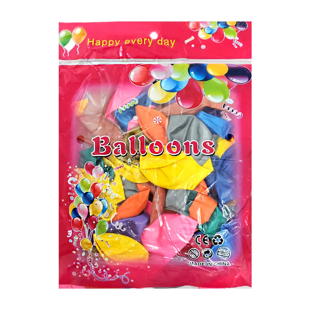 Paquete con 50 globos de látex de 12 pulgadas en colores intensos / b…