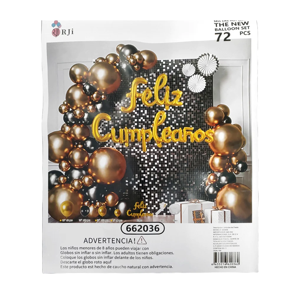 Kit decorativo de feliz cumpleaños con 72pcs, variedad de colores y m…