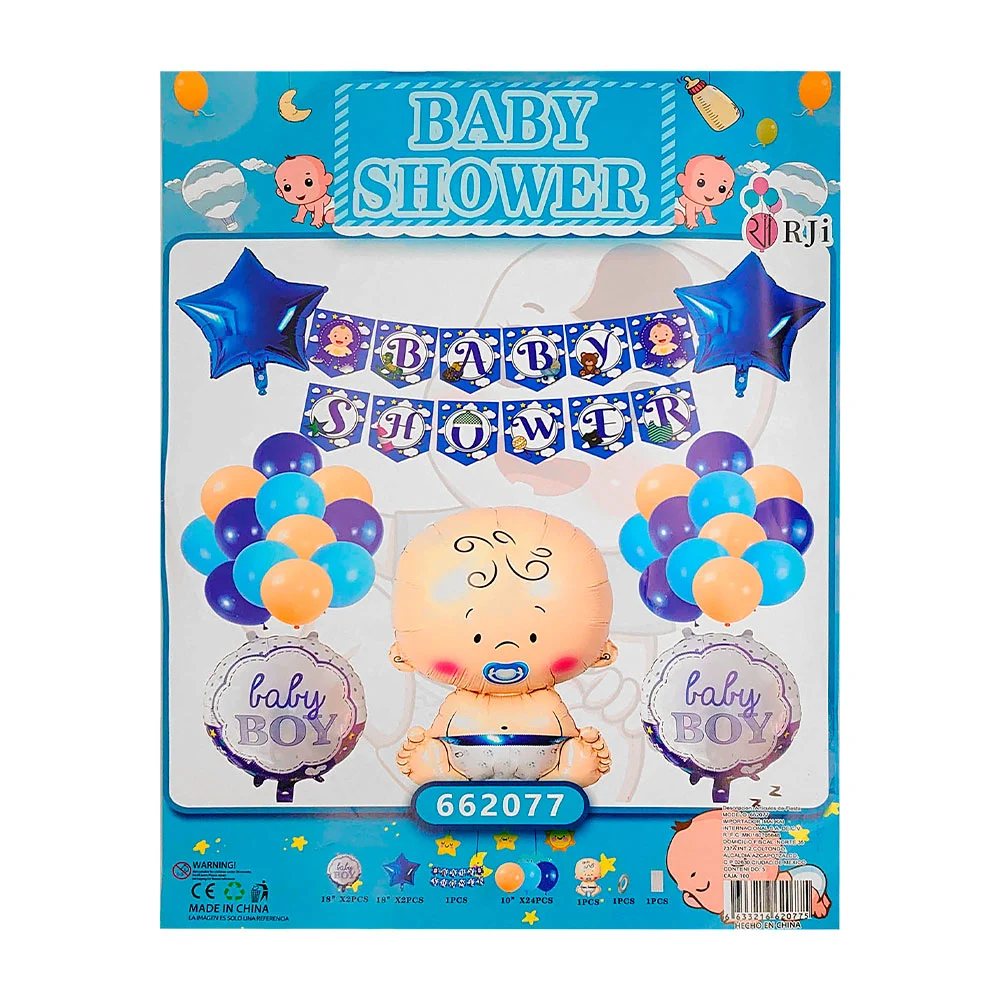 Kit decorativo de baby shower con 32pcs, variedad de accesorios / 662…