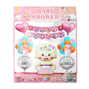 Kit decorativo de baby shower con 32pcs, variedad de accesorios / 662…