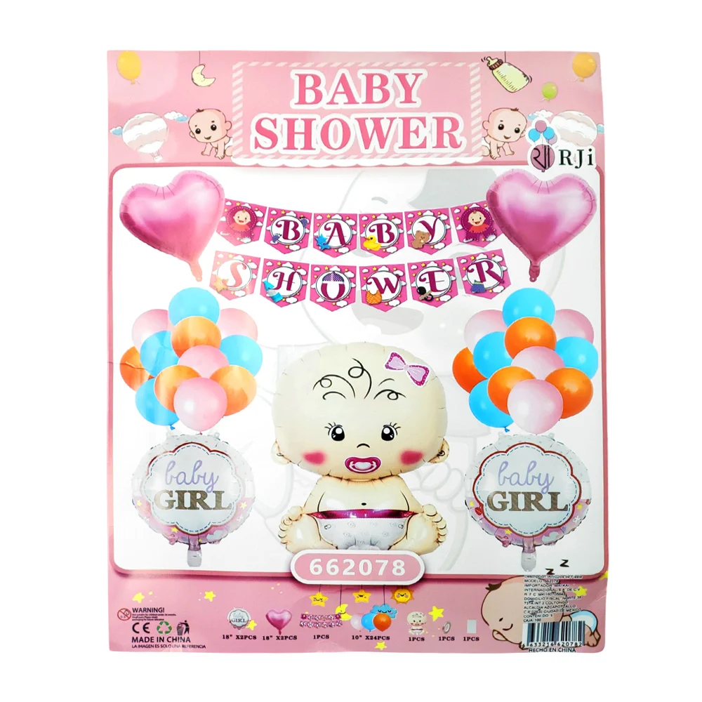 Kit decorativo de baby shower con 32pcs, variedad de accesorios / 662…