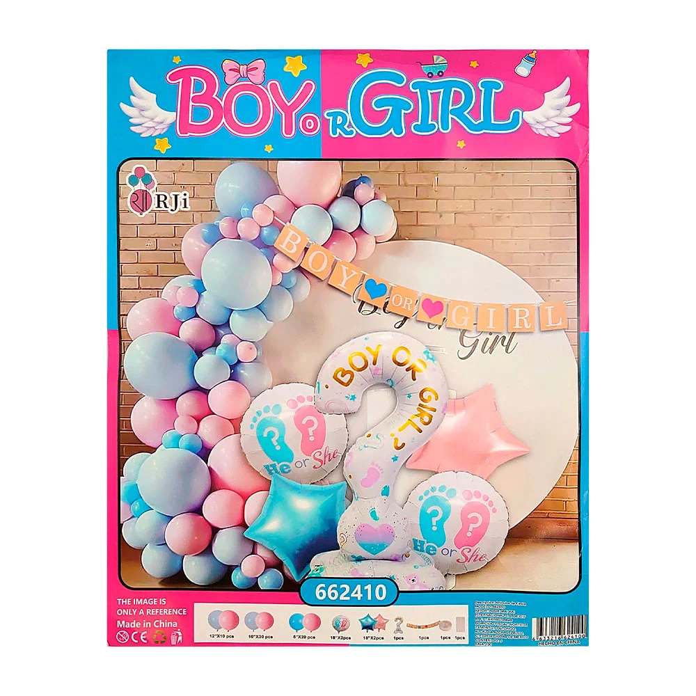 Kit decorativo de revelación de género con 68pcs, variedad de accesor…
