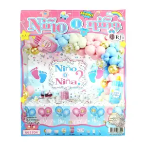 Kit decorativo de revelación de género con 59pcs, variedad de accesor…