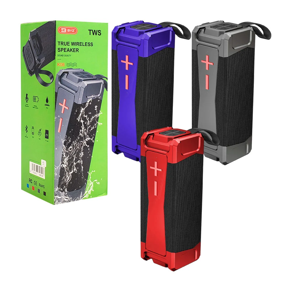 Bocina rectangular byz, inalámbrica, portátil, uso rudo, sonido 180 t…