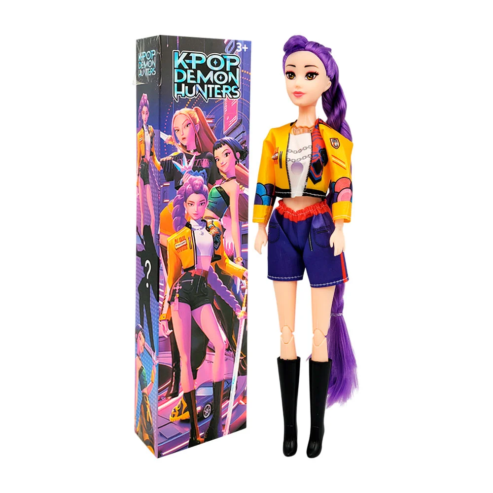 Muñeca kpop sorpresa, articulada, con luz, sonido y accesorios + carta