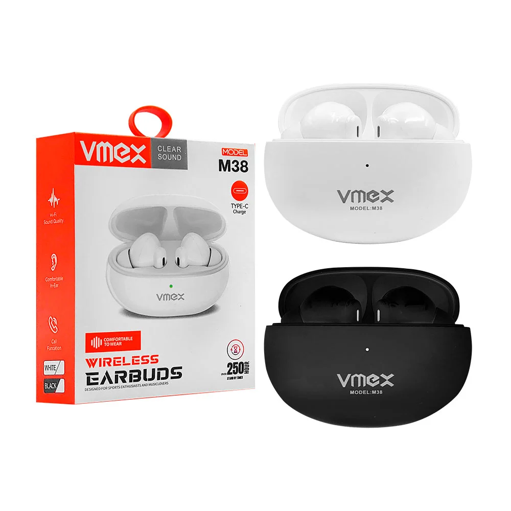 Audífonos inalámbricos vmex, ergonómicos, sonido estéreo, manos libre…