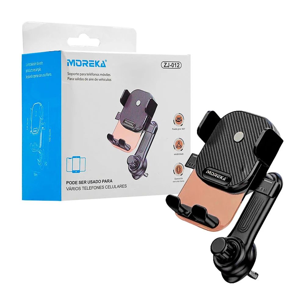 Soporte ajustable para automóvil moreka, giro de 360°, operación con …