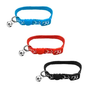 1pz collar pequeño de tela para mascotas, estampado de vaca con broch…
