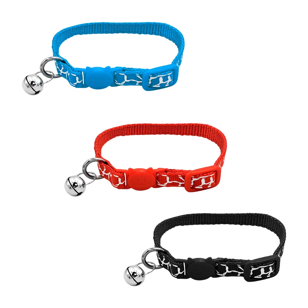 1pz collar pequeño de tela para mascotas, estampado de vaca con broch…