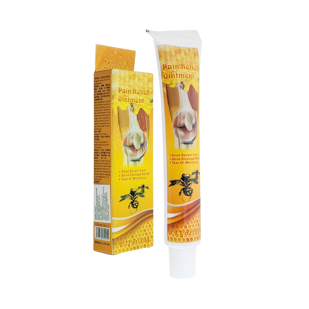 Crema con extracto de miel para aliviar el dolor de rodilla, 20g / gs…