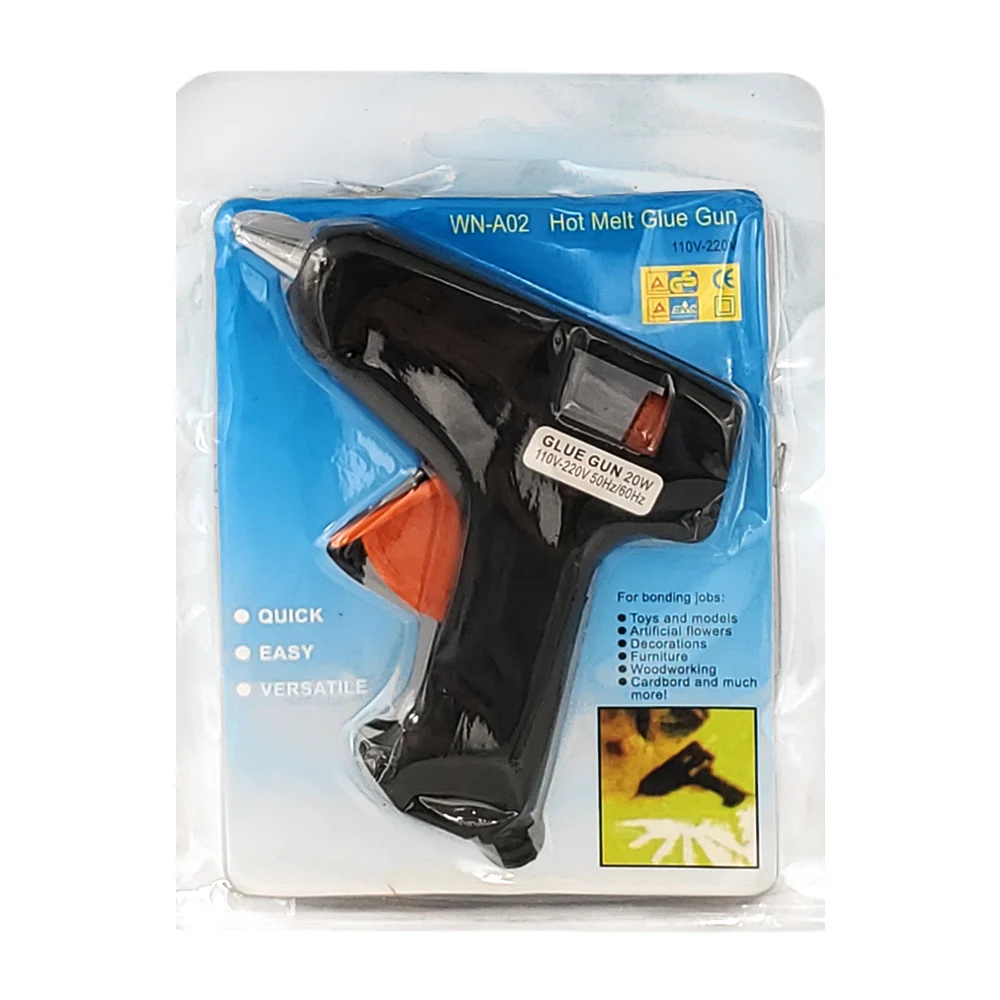 Pistola de silicón chica, 20w de potencia, variedad de colores / tl35…