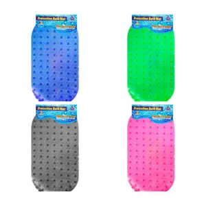 Tapete de baño ovalado con protección anticaídas, varios de colores, …
