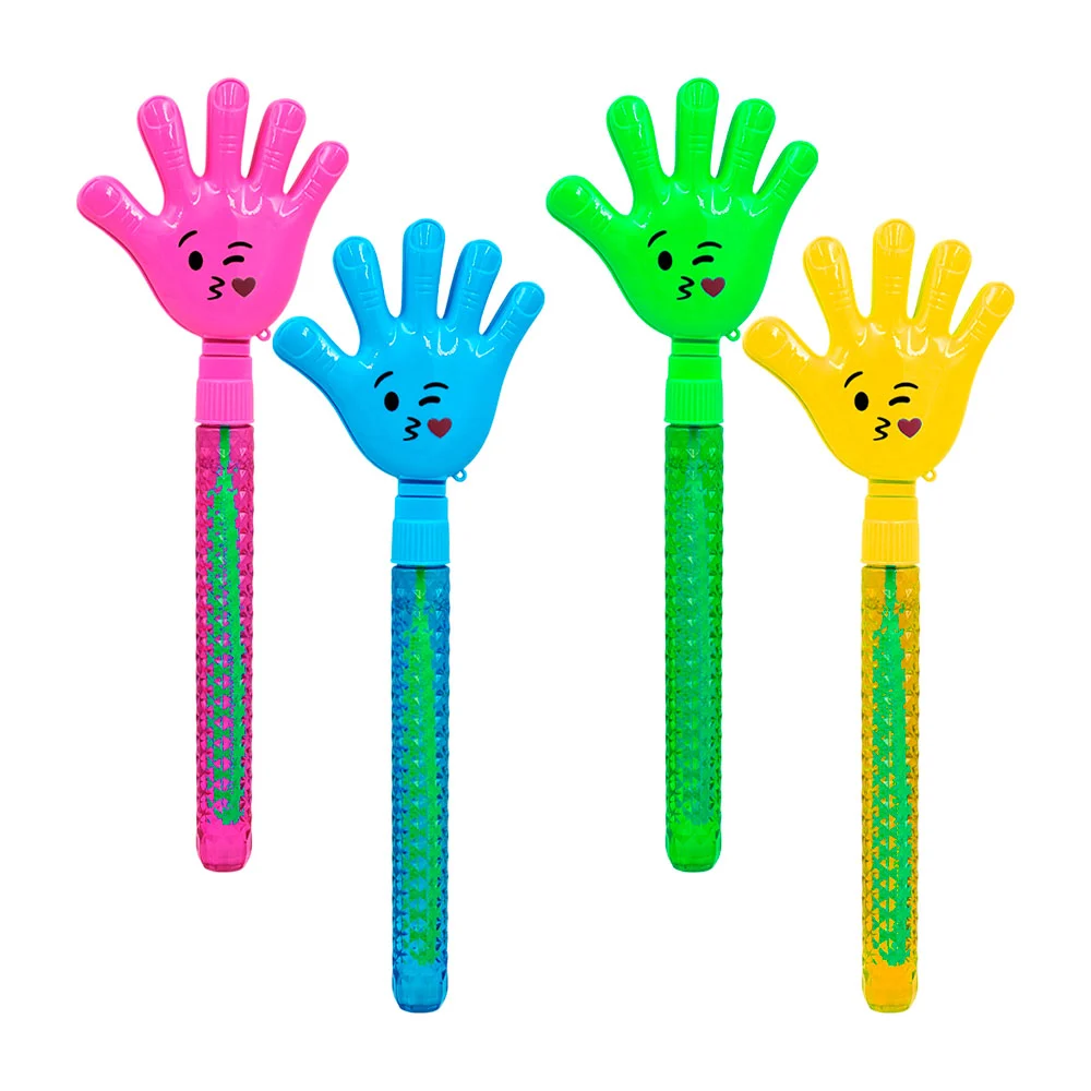 1pz tubo con jabón para hacer burbujas, mano móvil, 30cm, variedad de…