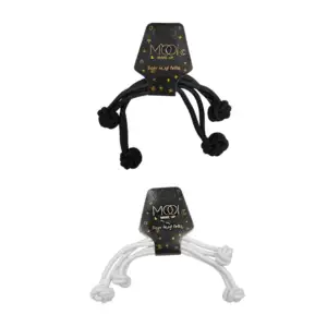 Paquete con 2 ligas de nudo para el cabello / mooi / 75055-ma