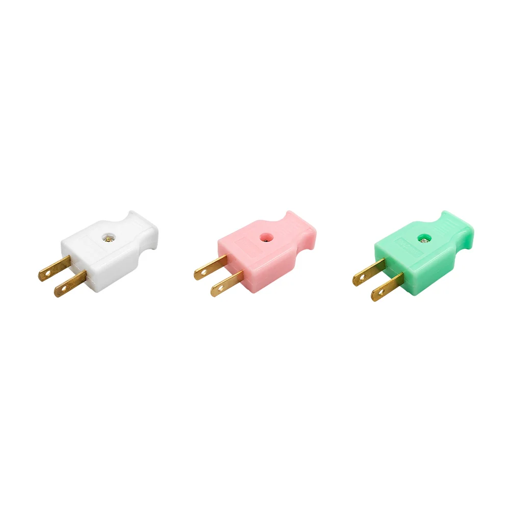 Adaptador de clavija bifásica con 250v, variedad de colores / 945