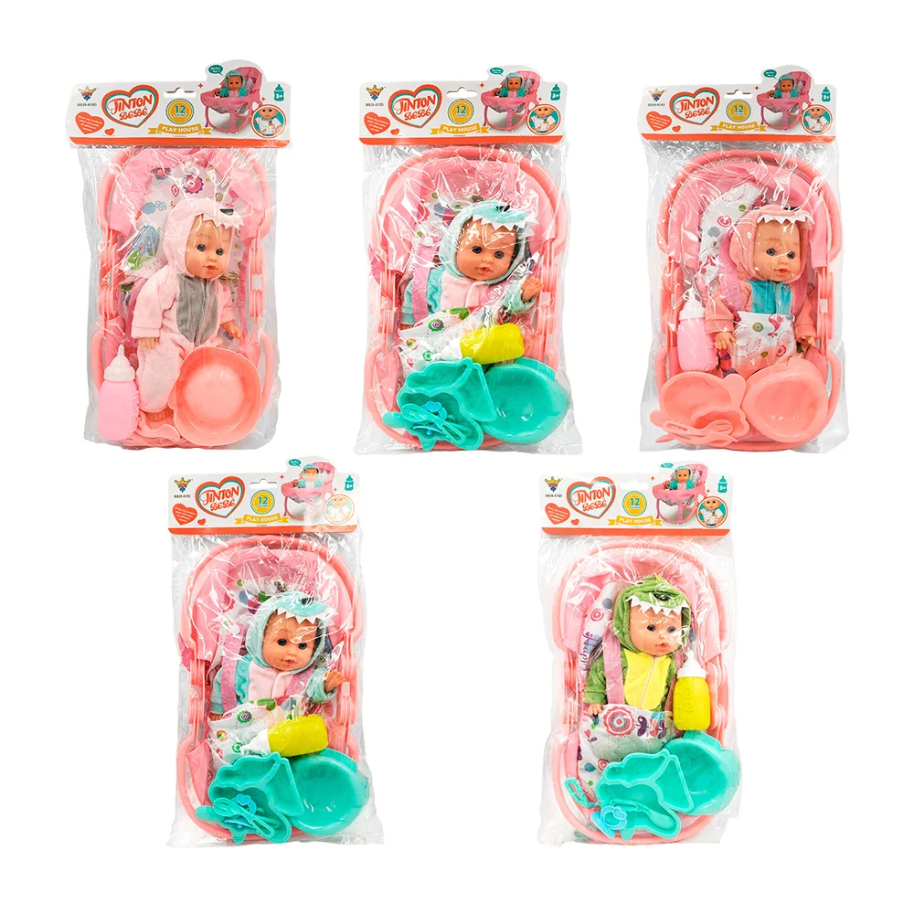Bebé con pijama kawaii + silla plegable tipo mecedora con accesorios,…
