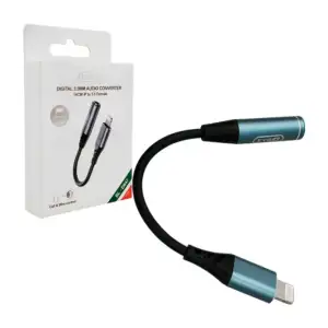 Adaptador byz de audio digital, convertidor auxiliar 3.5mm a lighting…