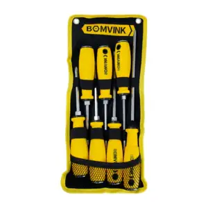Estuche con 7 desarmadores, 4 de cruz y 3 planos, diferentes medidas …