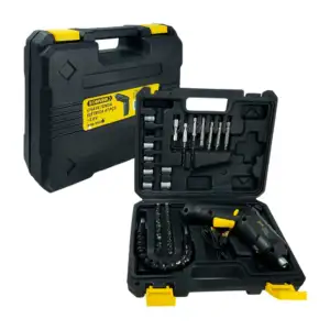 Kit de destornillador eléctrico inalámbrico de 47 pz, con puntas, bro…