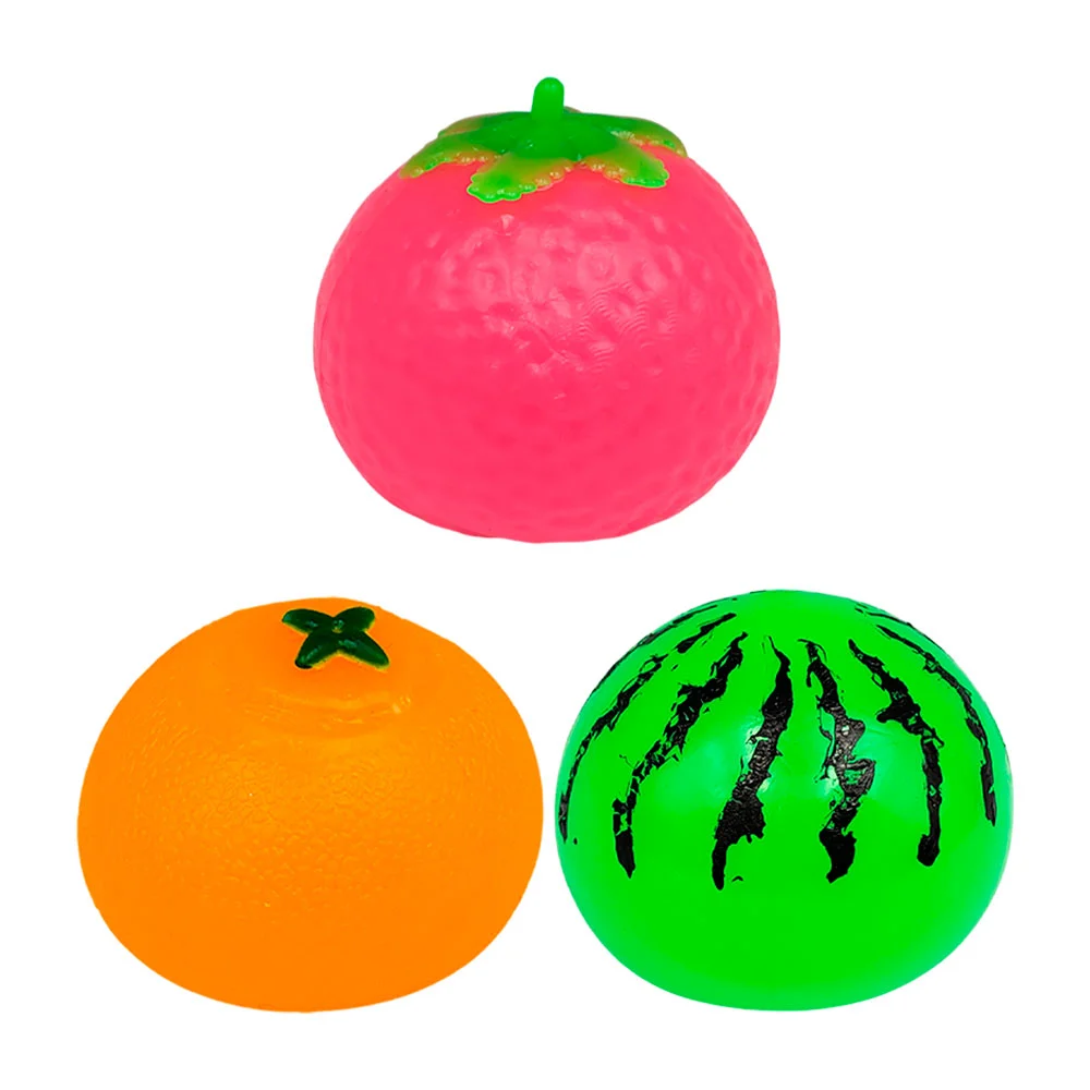 1pza Juguete squeeze de agua antiestrés en forma de fruta / c2537