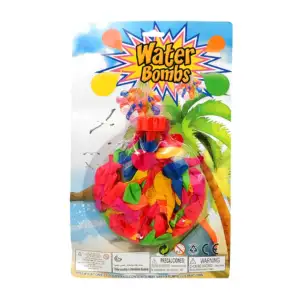 Blíster con mini globos rellenables de agua, varios colores / water b…