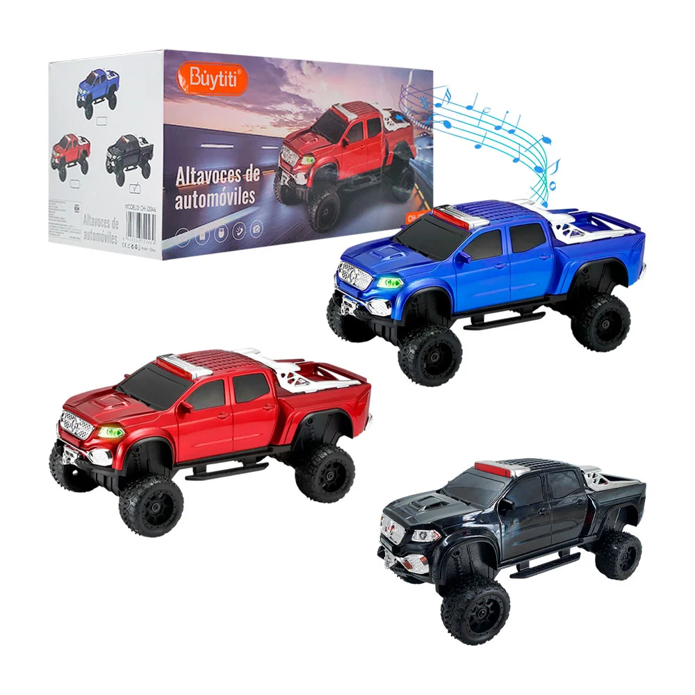 Bocina inalámbrica buytiti en forma de camioneta pick up, con entrada…