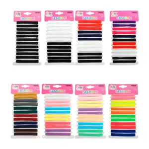Blíster fashion con 12 ligas elásticas suaves sin costuras, variedad …