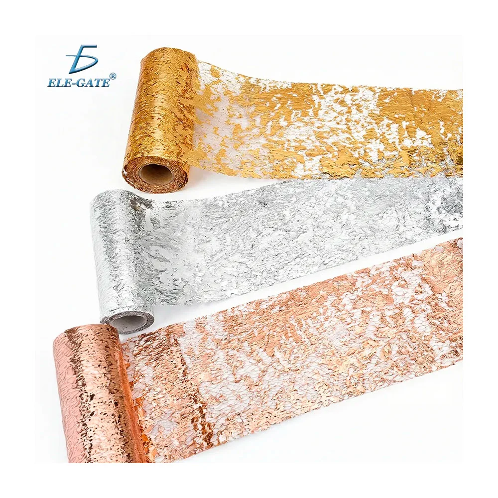 Rollo de papel decorativo metálico de 2.7 metros con textura, varios …