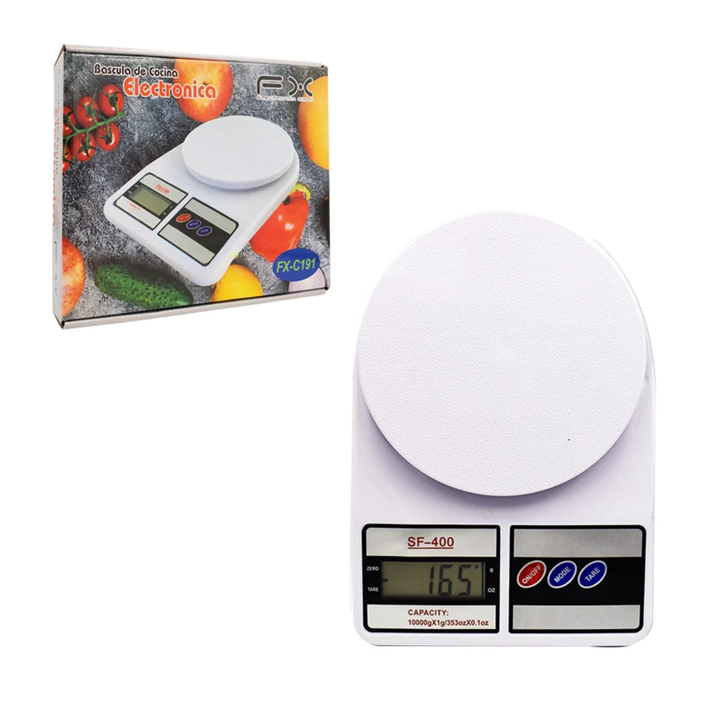 Bascula electrónica con pantalla digital para cocina, variedad de col…