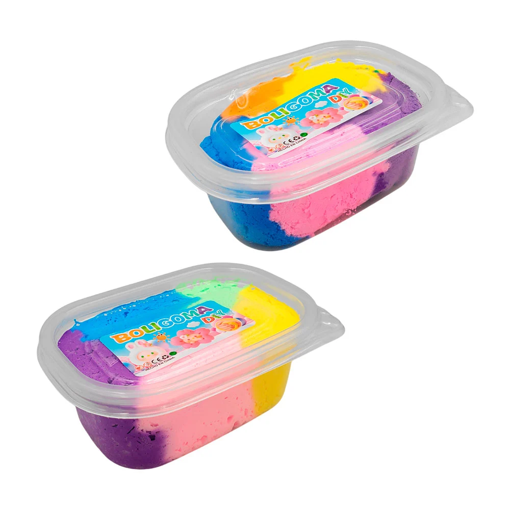 Bote rectangular con foamy moldeable multicolor, variedad / boligoma …