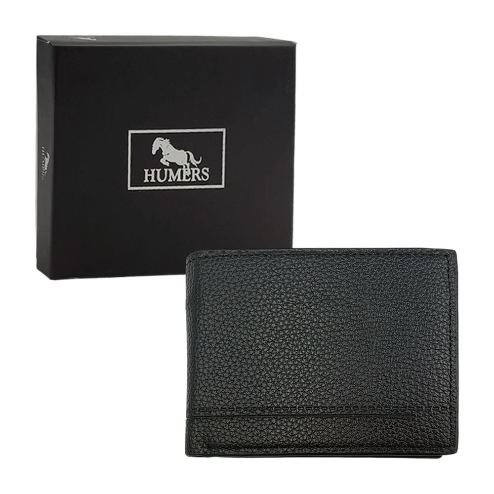 Cartera humers para caballero, piel sintética, múltiples compartiment…