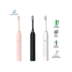 Cepillo de dientes eléctrico con diseño ergonómico, variedad de color…