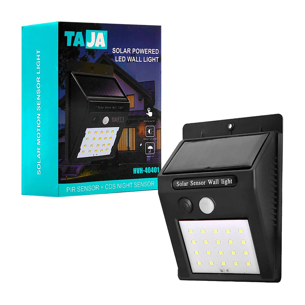 Lámpara solar para exteriores, encendido automático + panel solar / h…