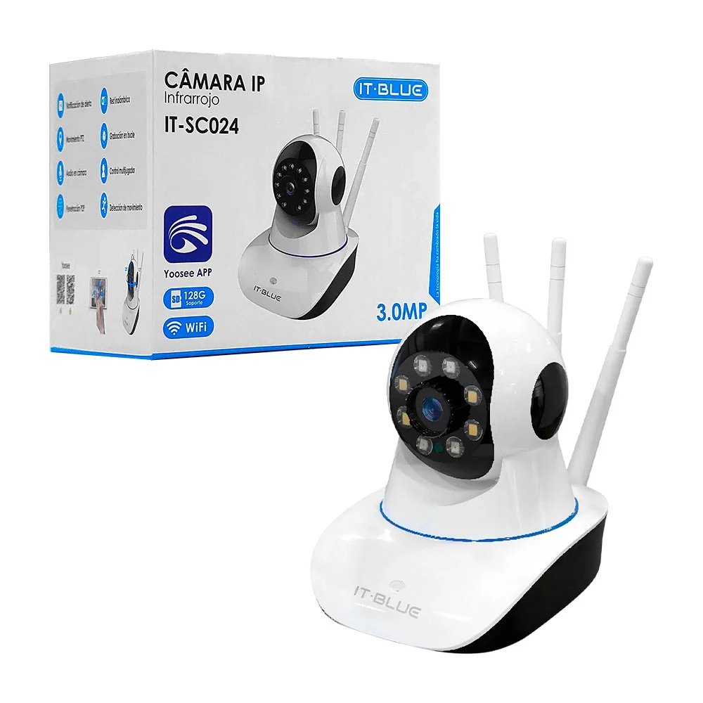 Cámara de seguridad 3.0mp, visión nocturna, infrarrojo con sensor de …