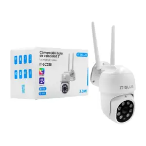 Cámara de seguridad 3.0mp, luz calida, infrarojo, detector de movimie…