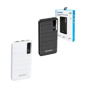 Power bank moreka de 10000mah, 10w con dos puertos usb, entrada tipo …