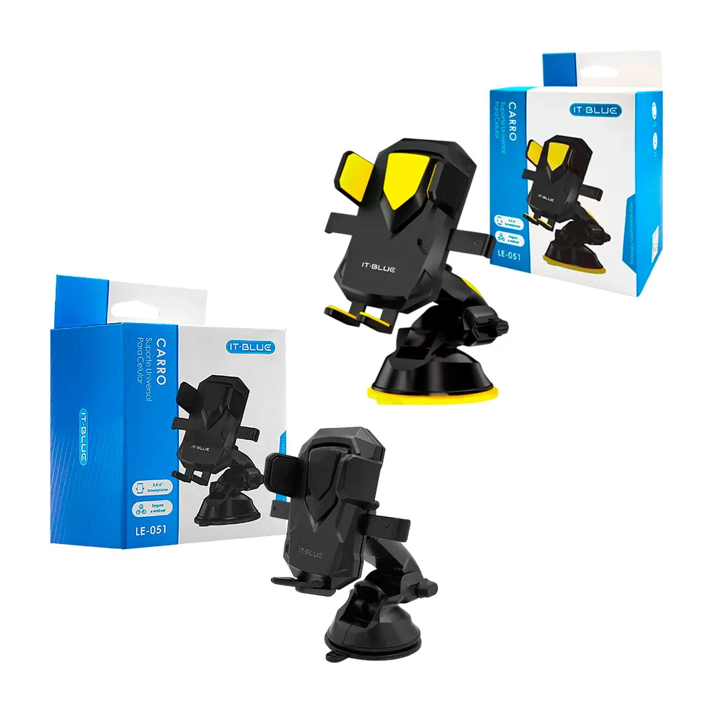 Soporte universal para carro, bicolor, con ventosa de seguridad