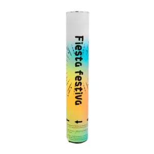 Bazuca cañón de 38cm lanza confeti con diseño multicolor pastel / li-8