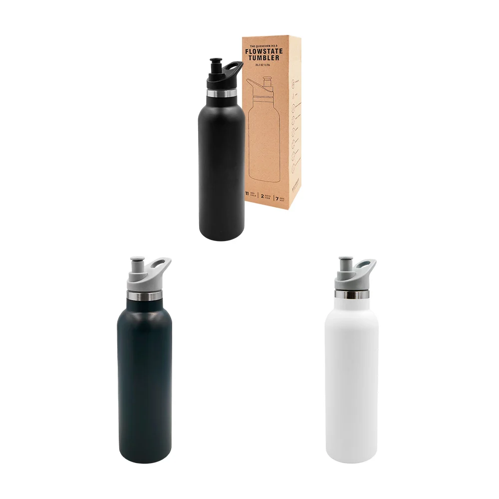 Termo botella 750ml, de acero inoxidable con boquilla y agarradera, v…