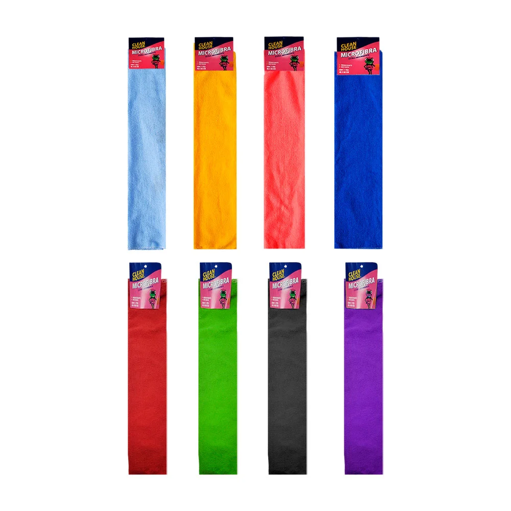 Toalla clean house de microfibra suave, 40x60cm, variedad de colores