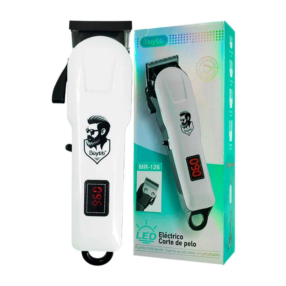 Rasuradora eléctrica buytiti de metal recargable, pantalla led + acce…