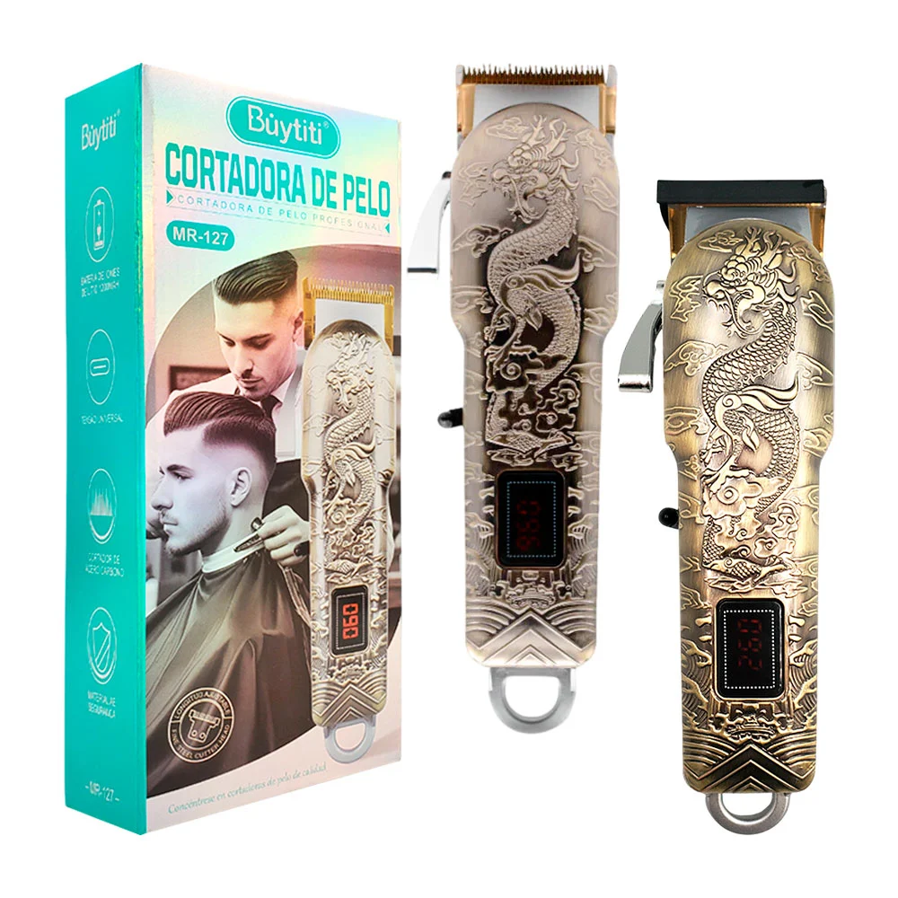 Rasuradora inalámbrica con indicador de batería, diseño de dragon / m…