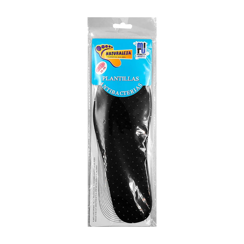 Par de plantillas antibacterianas, ajustables del 36 al 46, acolchada…